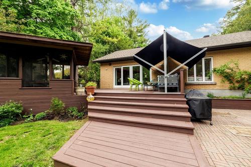 Balcon - 306 Rue Victoria, Baie-D'Urfé, QC - Outdoor With Deck Patio Veranda