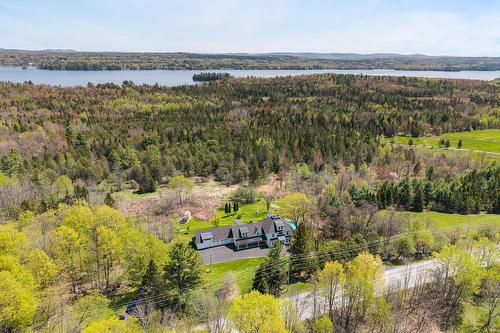 Aerial photo - 1402 Ch. Des Pères, Magog, QC - Outdoor With Body Of Water With View