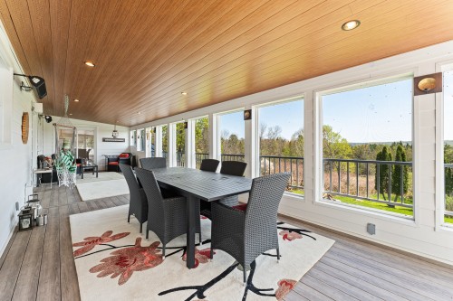 Terrasse - 1402 Ch. Des Pères, Magog, QC - Outdoor With Deck Patio Veranda With Exterior