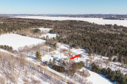 Photo aérienne - 1402 Ch. Des Pères, Magog, QC - Outdoor With Body Of Water With View