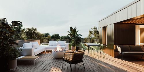 Patio - 301-5775 Boul. De Maisonneuve O., Montréal (Côte-Des-Neiges/Notre-Dame-De-Grâce), QC -  With Exterior