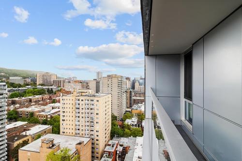Balcony - 2055-1414 Rue Chomedey, Montréal (Ville-Marie), QC - Outdoor With View