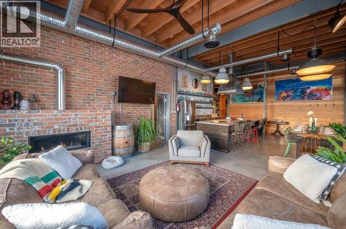 125 Cabernet Drive Unit# 9, Okanagan Falls, BC - Indoor With Fireplace