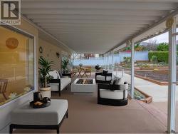 Huge patio off primary bedroom - virtually staged - 