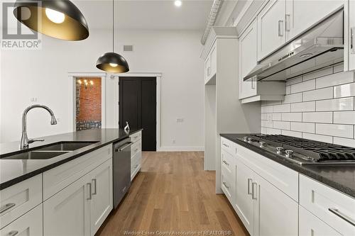 247 Brock Street Unit# 303, Amherstburg, ON - Indoor Photo Showing Kitchen With Double Sink With Upgraded Kitchen