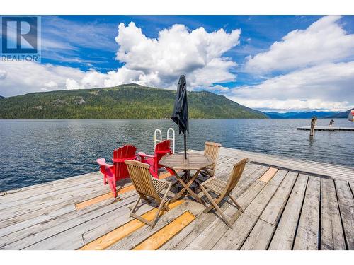 3546 Mabel Lake Road, Lumby, BC - Outdoor With Body Of Water With Deck Patio Veranda With View