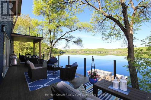 7313 Highway 534 Highway, Parry Sound Remote Area (Restoule), ON - Outdoor With Body Of Water With Deck Patio Veranda