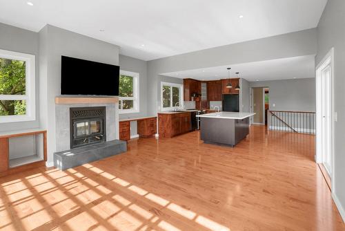220 West Bench Drive, Penticton, BC - Indoor With Fireplace