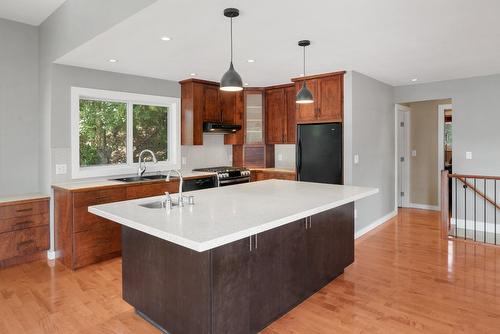 220 West Bench Drive, Penticton, BC - Indoor Photo Showing Kitchen With Double Sink