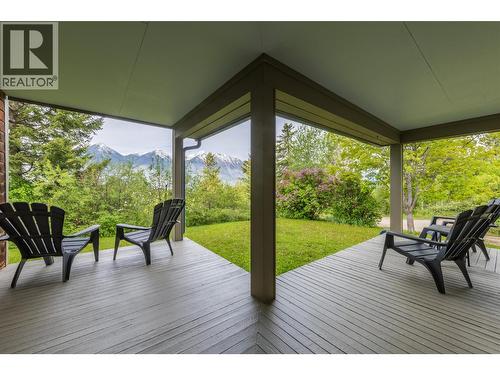 1615 Campbell Road, Golden, BC - Outdoor With Deck Patio Veranda With Exterior