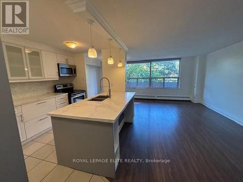 310 - 3120 Kirwin Avenue, Mississauga, ON - Indoor Photo Showing Kitchen With Double Sink