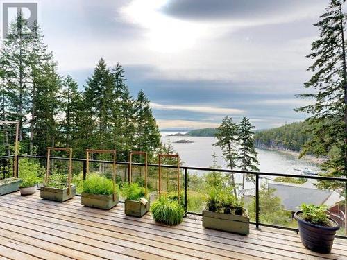 6-10289 Finn Bay Rd, Powell River, BC - Outdoor With Body Of Water With Balcony With Deck Patio Veranda With View