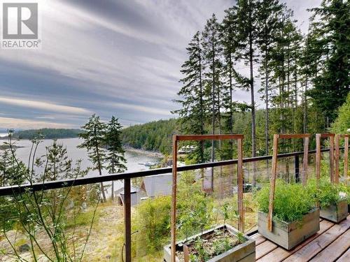 6-10289 Finn Bay Rd, Powell River, BC - Outdoor With Body Of Water With Balcony With View
