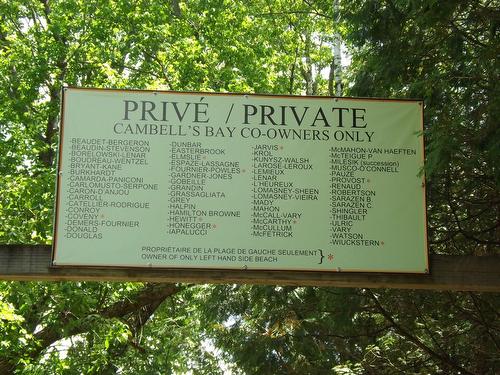 Access to a body of water - 18 Ch. Dewar, Harrington, QC 