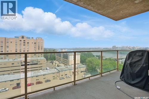 1006 902 Spadina Crescent E, Saskatoon, SK - Outdoor With Balcony With View