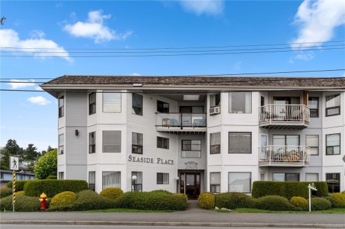 213-2815 Departure Bay Rd, Nanaimo, BC - Outdoor With Balcony With Facade