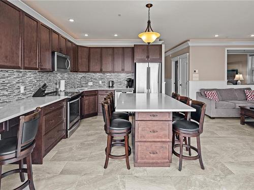 42B-1000 Sookepoint Pl, Sooke, BC - Indoor Photo Showing Kitchen With Stainless Steel Kitchen With Upgraded Kitchen