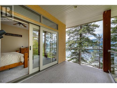 Deck off Primary Bedroom - 9900 Eastside Road Unit# 9, Vernon, BC - Outdoor With Exterior