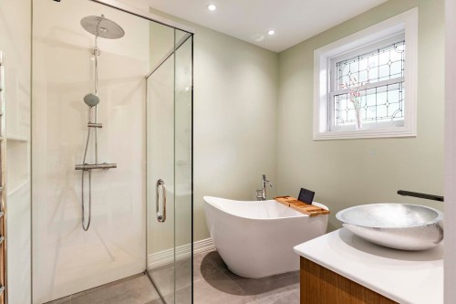 Salle de bains attenante à la CCP - 3206 Boul. The Boulevard, Westmount, QC - Indoor Photo Showing Bathroom