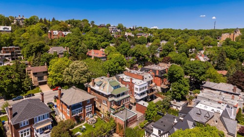 Photo aérienne - 3206 Boul. The Boulevard, Westmount, QC - Outdoor With View