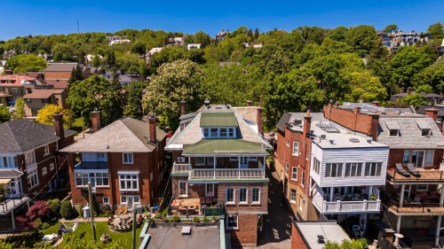 Photo aérienne - 3206 Boul. The Boulevard, Westmount, QC - Outdoor With Facade