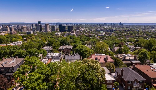 Photo aérienne - 3206 Boul. The Boulevard, Westmount, QC - Outdoor With View