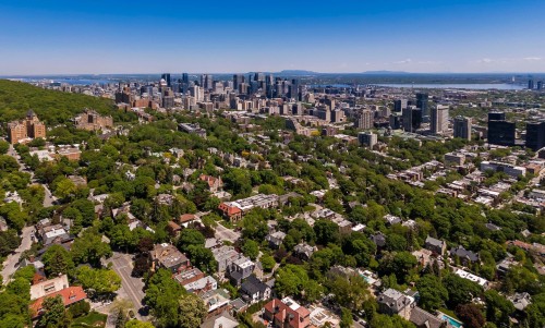 Photo aérienne - 3206 Boul. The Boulevard, Westmount, QC - Outdoor With View