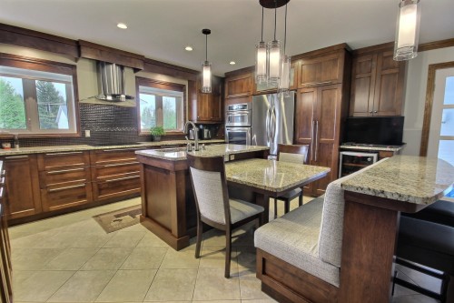 Cuisine - 60 Av. Victor, Rouyn-Noranda, QC - Indoor Photo Showing Kitchen With Upgraded Kitchen