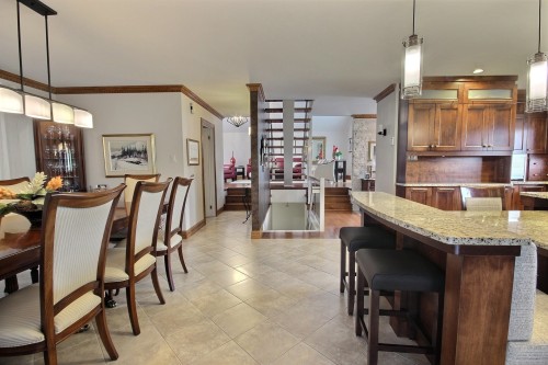 Cuisine - 60 Av. Victor, Rouyn-Noranda, QC - Indoor Photo Showing Dining Room