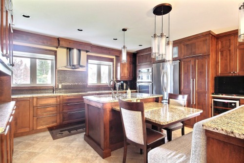 Cuisine - 60 Av. Victor, Rouyn-Noranda, QC - Indoor Photo Showing Kitchen With Double Sink With Upgraded Kitchen