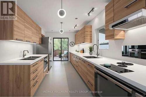 Possible Kitchen Remodel - Virtual - 9 Raj Terrace, Ottawa, ON - Indoor Photo Showing Kitchen With Double Sink With Upgraded Kitchen