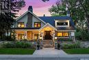 334 Saskatchewan Crescent W, Saskatoon, SK  - Outdoor With Deck Patio Veranda With Facade 