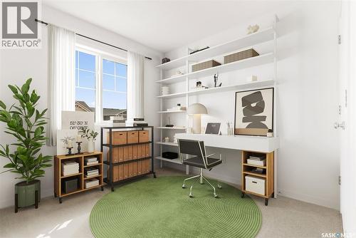 5520 Nicholson Avenue, Regina, SK - Indoor Photo Showing Office