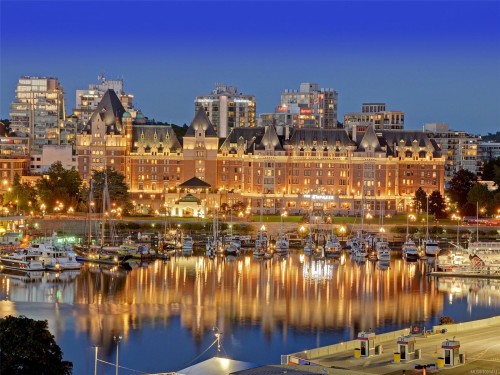 1404-989 Johnson St, Victoria, BC - Outdoor With Body Of Water With View