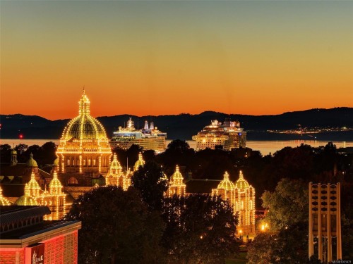 1404-989 Johnson St, Victoria, BC - Outdoor With Body Of Water With View