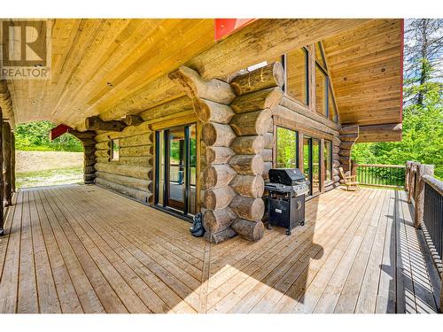 682 Lower Inonoaklin Road, Edgewood, BC - Outdoor With Deck Patio Veranda With Exterior