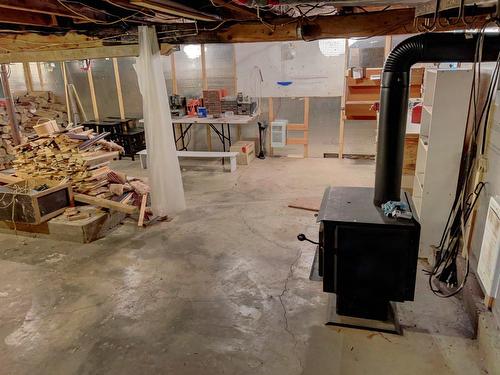 Workshop - 106 Rue Rustico N., Saint-Alexis-De-Matapédia, QC - Indoor Photo Showing Basement