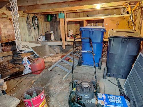 Garage - 106 Rue Rustico N., Saint-Alexis-De-Matapédia, QC - Indoor Photo Showing Basement