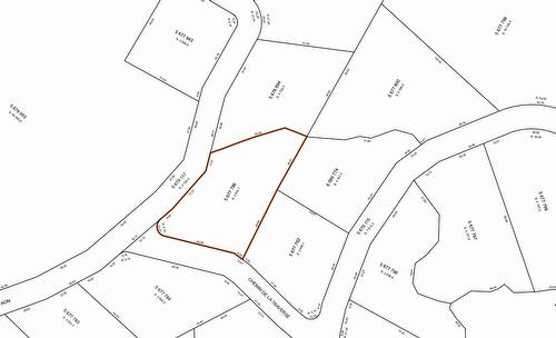 Plan (croquis) - Ch. De La Traverse, Saint-Côme, QC 