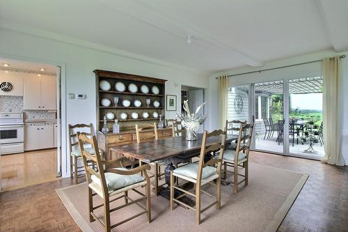 Dining room - 821 Route 208 O., Hatley - Municipalité, QC - Indoor Photo Showing Dining Room
