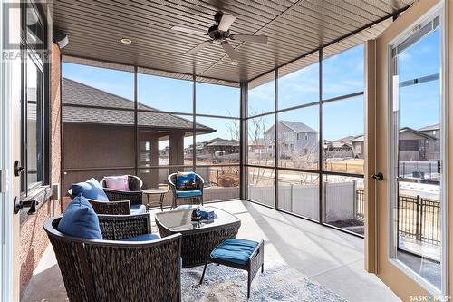 4350 Sandpiper Crescent E, Regina, SK -  With Deck Patio Veranda With Exterior