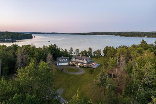 Photo aérienne - 41 Ch. De La Baie, Magog, QC - Outdoor With Body Of Water With View