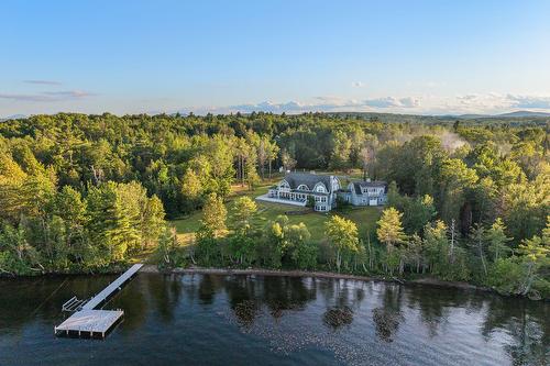 Photo aérienne - 41 Ch. De La Baie, Magog, QC - Outdoor With Body Of Water With View