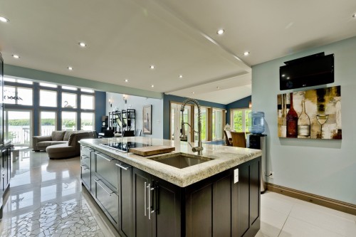 Cuisine - 357 Rg Beau-Lac, Stratford, QC - Indoor Photo Showing Kitchen With Double Sink
