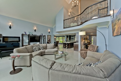 Salle familiale - 357 Rg Beau-Lac, Stratford, QC - Indoor Photo Showing Living Room