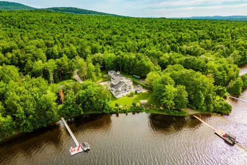 Photo aérienne - 357 Rg Beau-Lac, Stratford, QC - Outdoor With Body Of Water