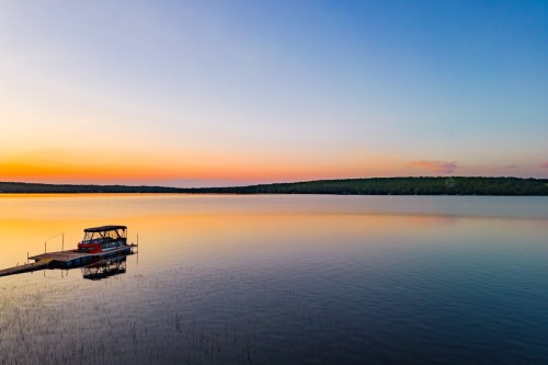 Photo aérienne - 357 Rg Beau-Lac, Stratford, QC - Outdoor With Body Of Water With View