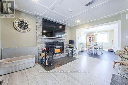 3252 15Th Side Road, New Tecumseth, ON - Indoor Photo Showing Living Room With Fireplace