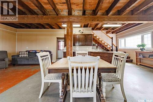 Lajoie Acreage Near Borden, Borden, SK - Indoor Photo Showing Dining Room