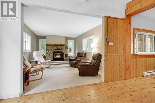 828 Ashby Road, Lanark Highlands, ON - Indoor With Fireplace